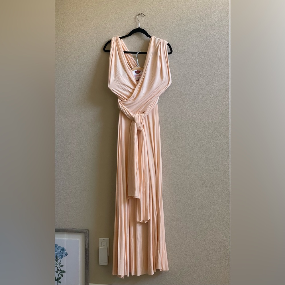 💛Lulu Tricks of the trade dress,PEACH, size Large